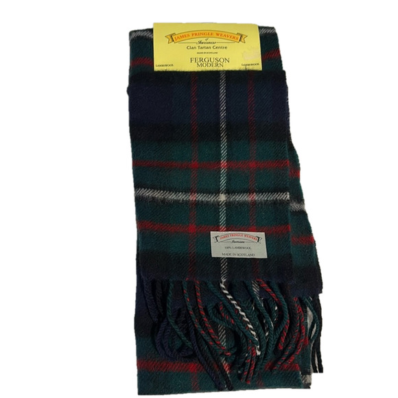 James Pringle weaver fergusson clan lambs wool scarf - Picture 1 of 6